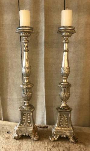 Silver Alter Sticks